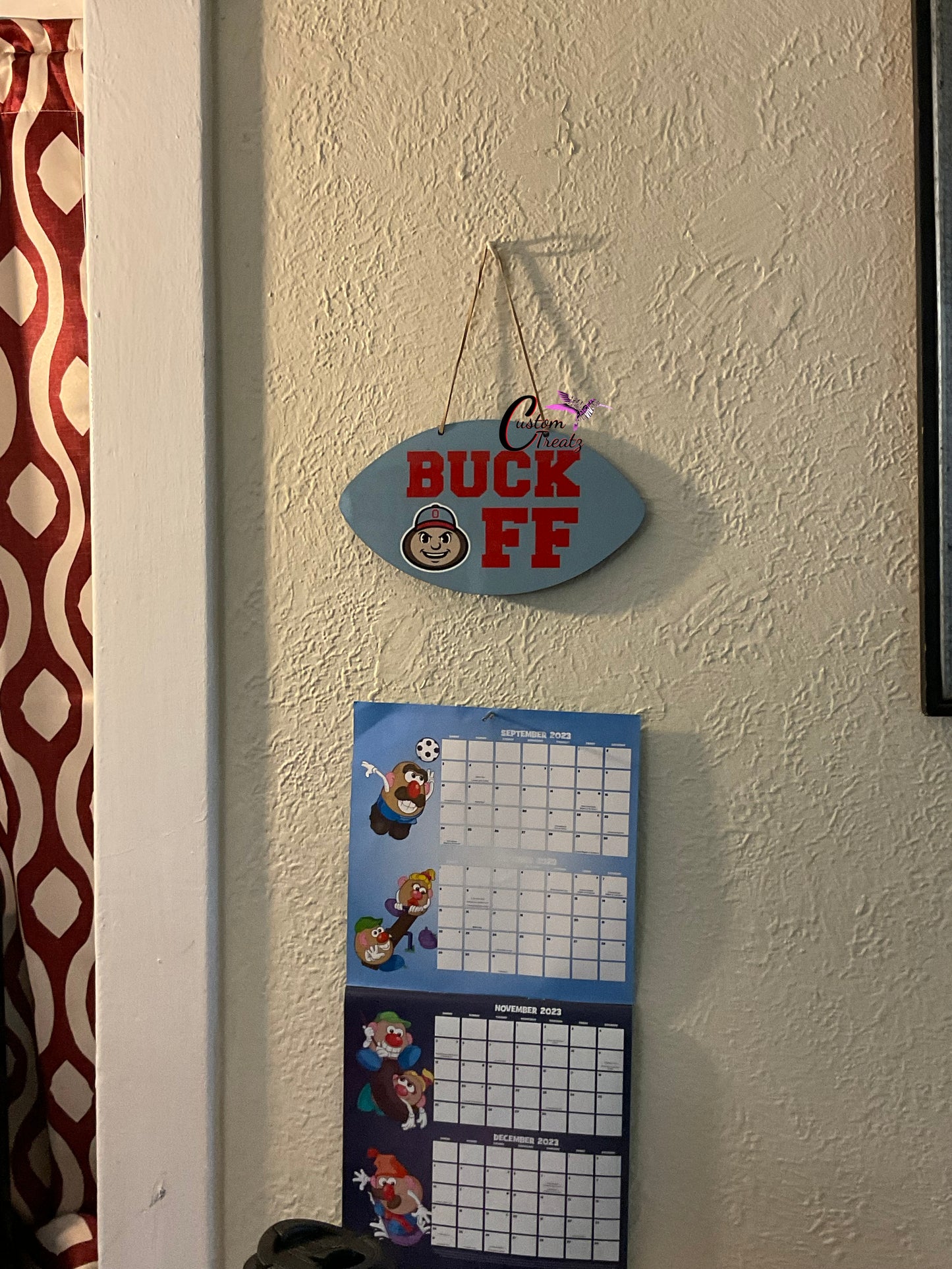 Football Door /Wall/Fence hangers