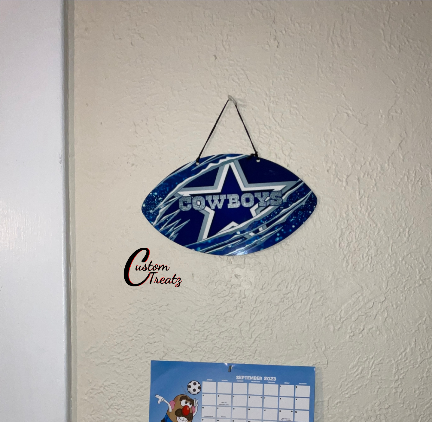 Football Door /Wall/Fence hangers