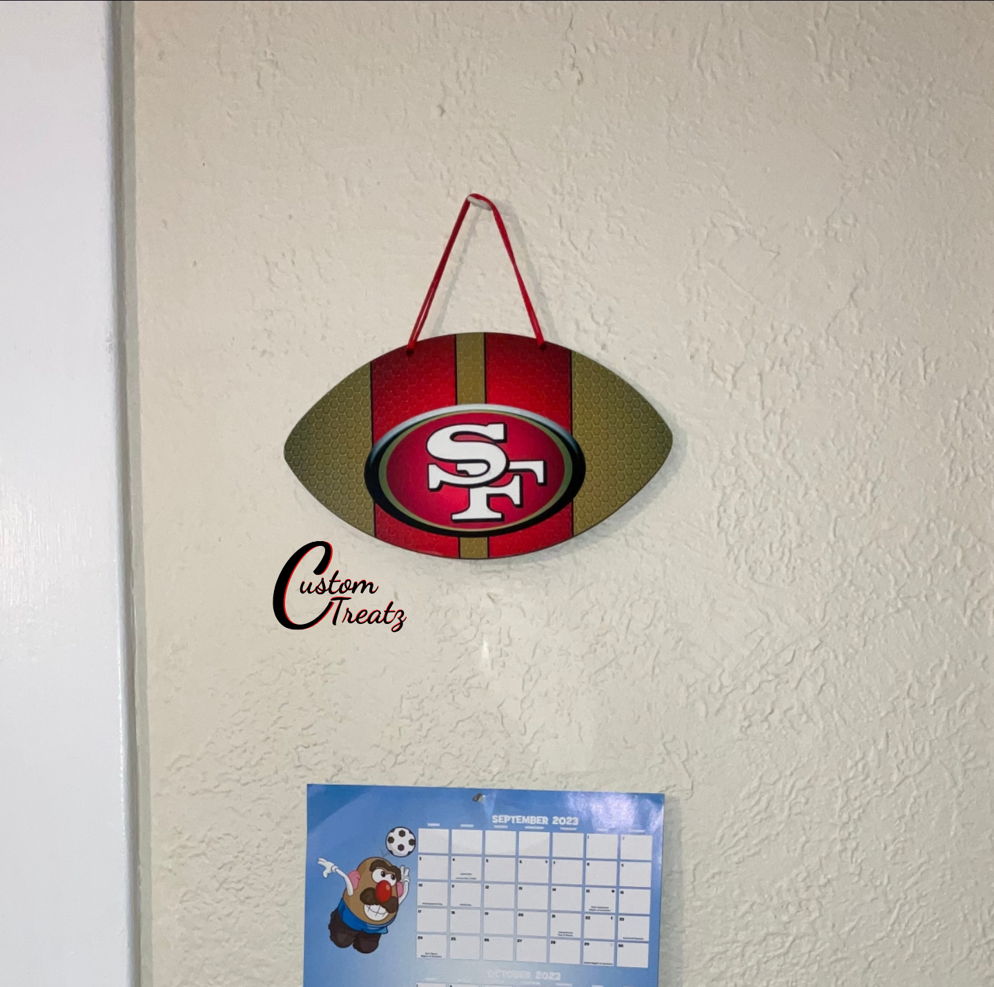Football Door /Wall/Fence hangers