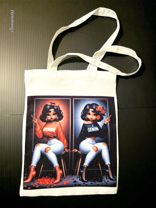 Zodiac Themed Canvas Bags