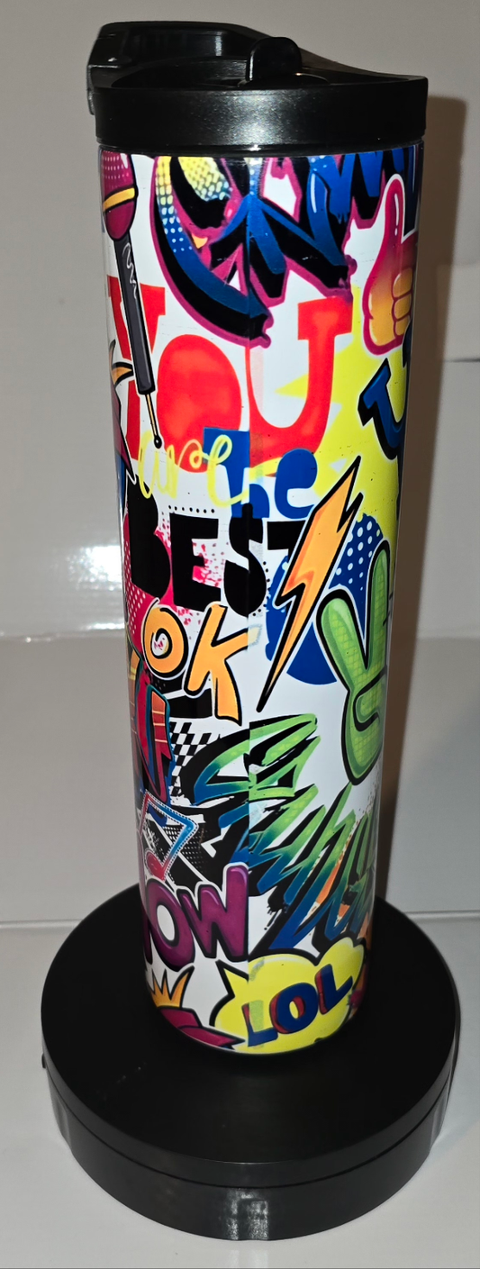 "80's Vibe it" Tumbler