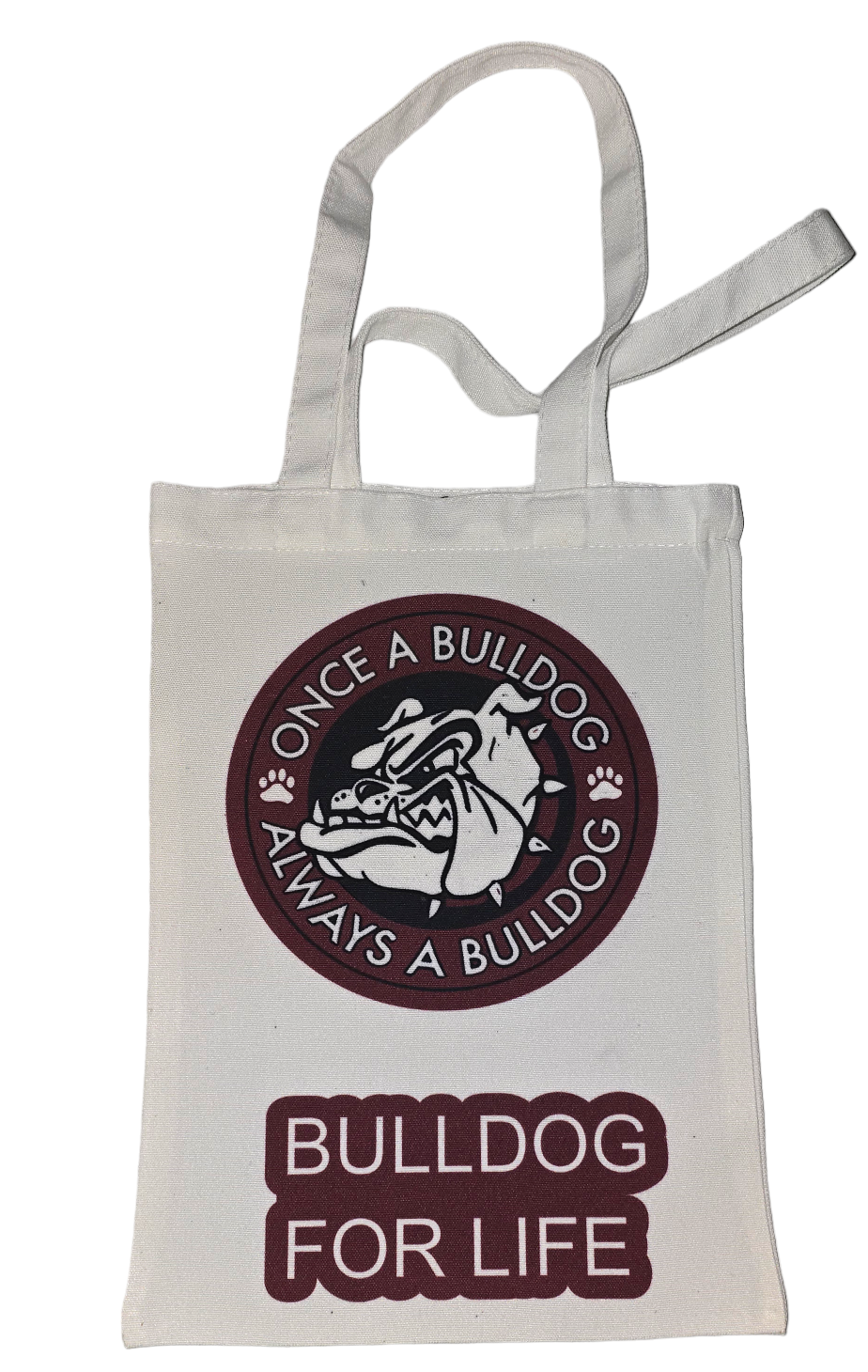 Scott Bulldog Canvas Tote Bags (School Spirit Designs LLC)