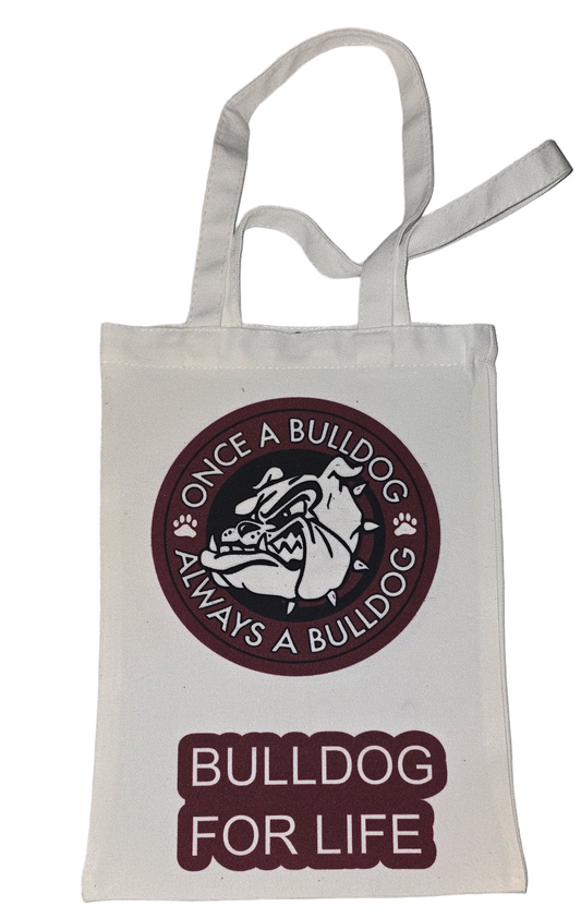 Scott Bulldog Canvas Tote Bags (School Spirit Designs LLC)