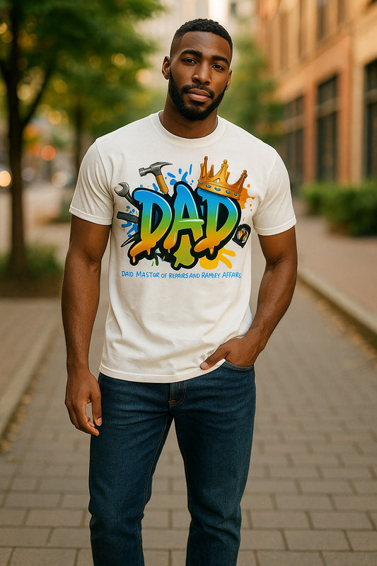 Construction Dad Drip Tees